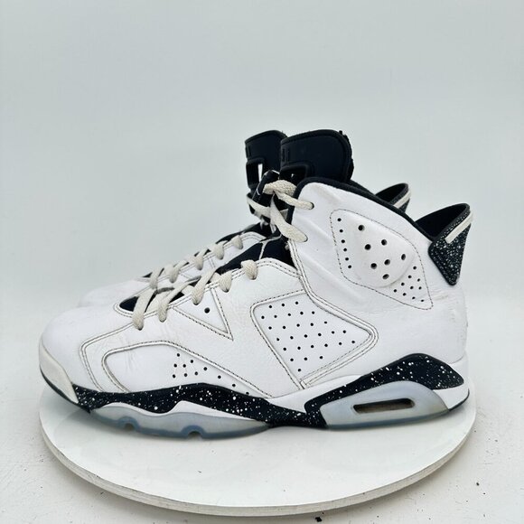 Nike Air Jordan 6 Retro Men Size 10.5 CT8529-112 Reverse Oreo White Black Shoes - Picture 1 of 11